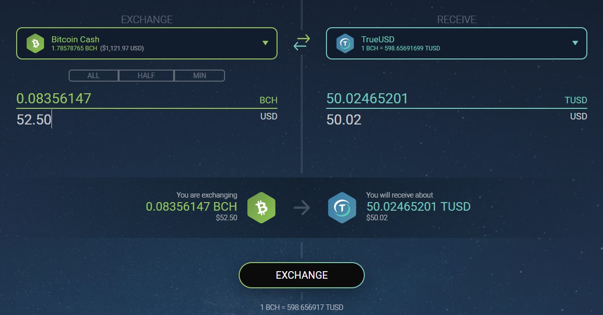 trueusd-tusd-exodus-wallet-exchange-bitcoin-cash-bch-shapeshift-luke-nandibear