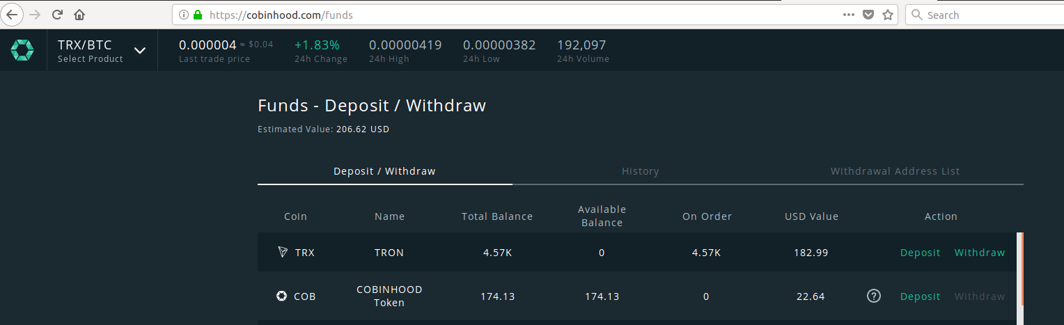 tron-trx-tronix-cobinhood-luke